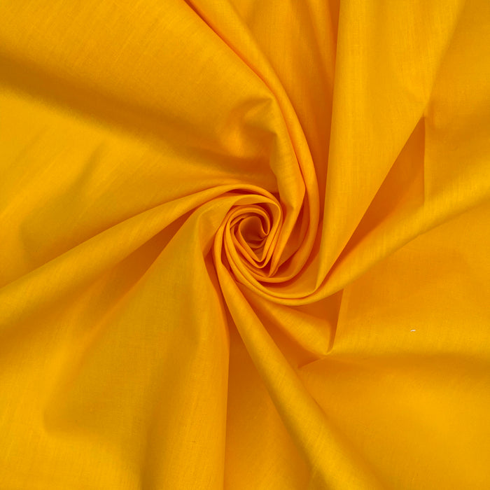 VINTAGE | Solid Yellow Broadcloth