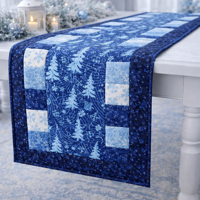 Frosted Wishes | Trees and Presents | Blue Bluebird