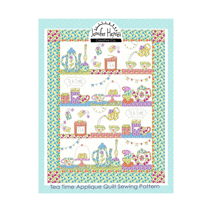 Tea Time Applique | Pattern | 46x58