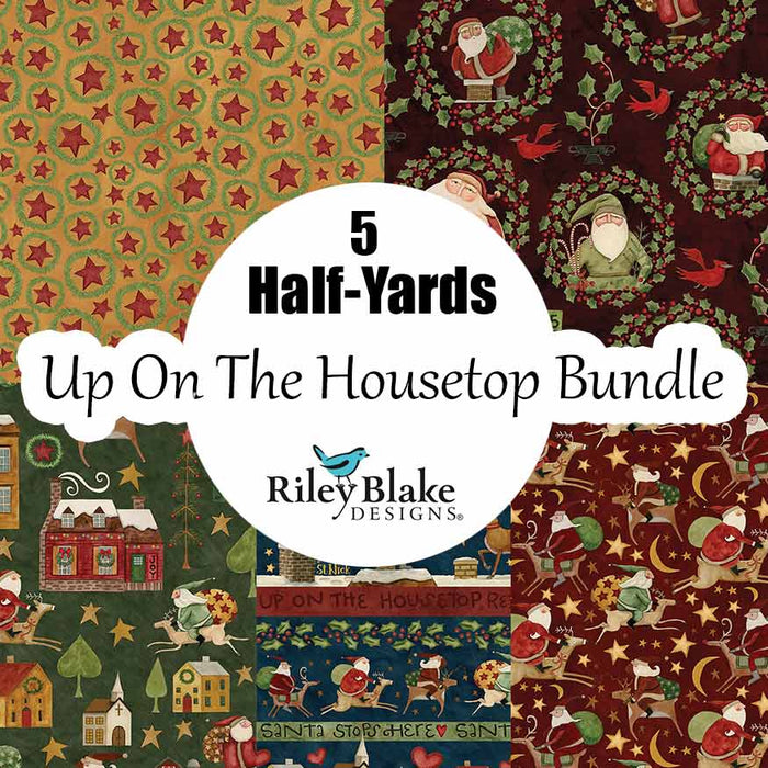 Up On The Housetop Bundle | 5 Half-Yard Pieces