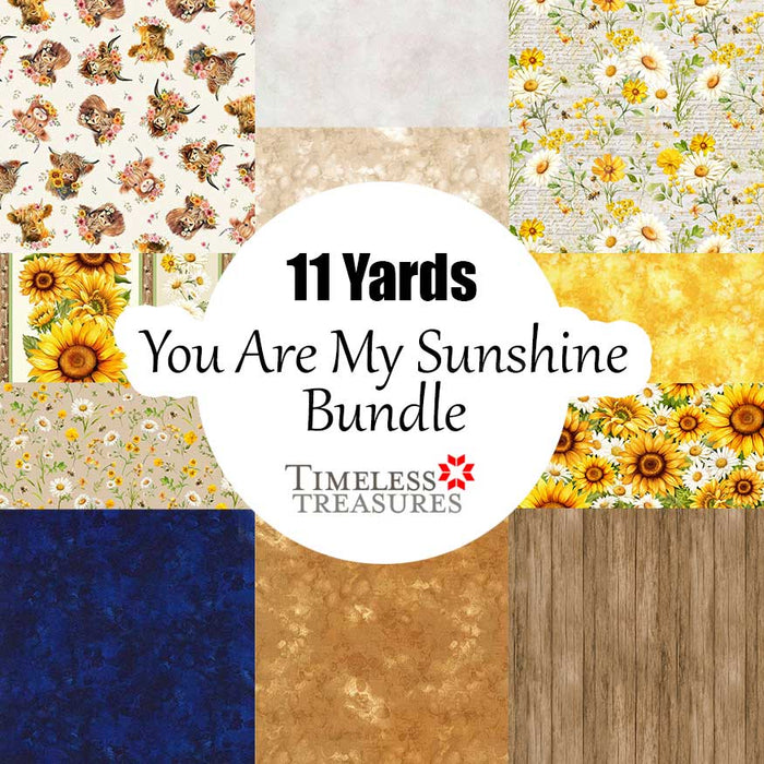 You Are My Sunshine | 11 One-Yard Pieces