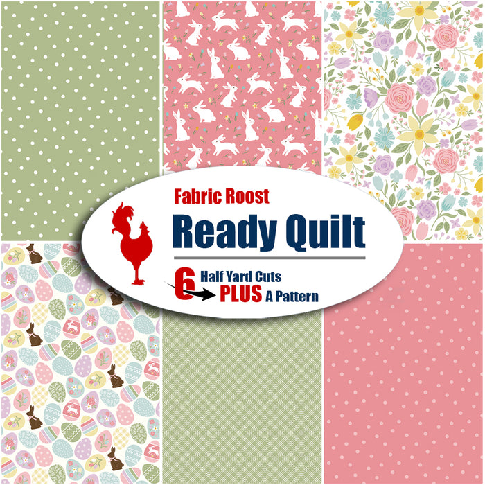 Bunny Trail Ready Quilt 1 | 6 Half-Yard Pieces & A Free Pattern