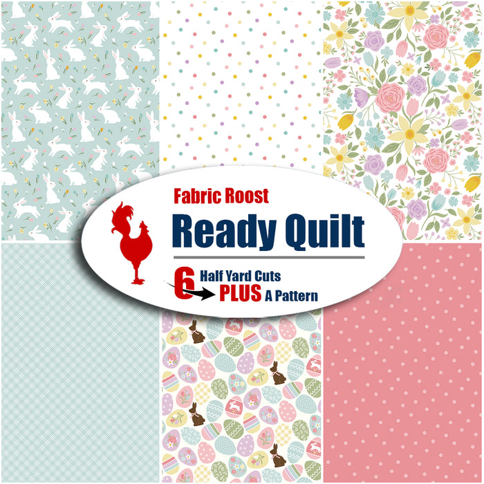 Bunny Trail Ready Quilt 2 | 6 Half-Yard Pieces & A Free Pattern