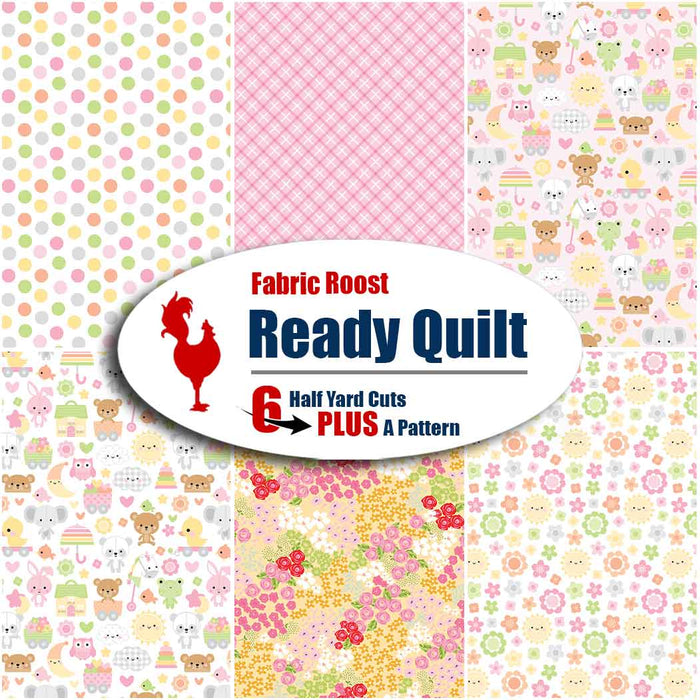 Bundle of Joy Ready Quilt | 6 Half-Yard Pieces & A Free Pattern