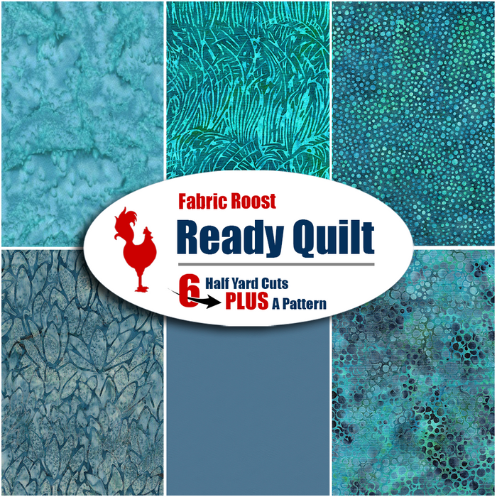 1074 Ready Quilt | 6 Half-Yard Pieces & Free Pattern