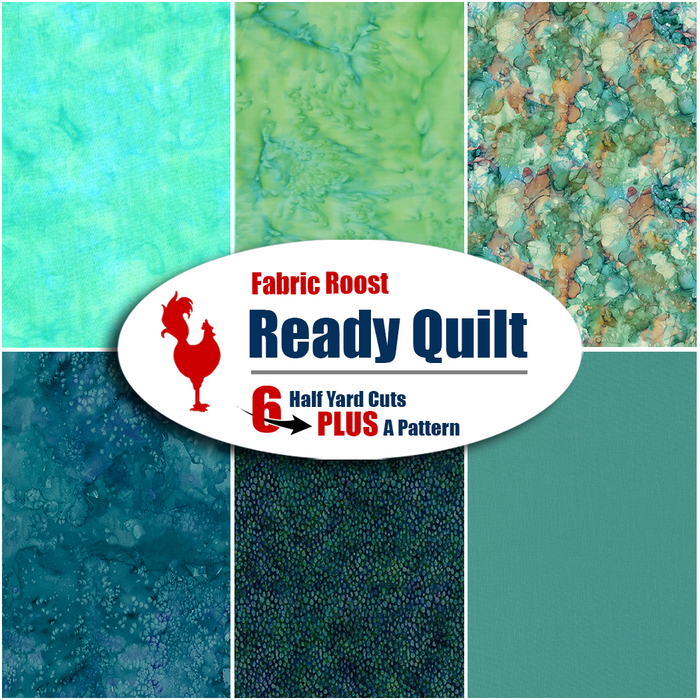 1085 Ready Quilt | 6 Half-Yard Pieces & Free Pattern
