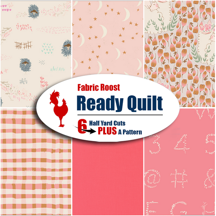 Lambkin Ready Quilt | 6 Half-Yard Pieces & Free Pattern