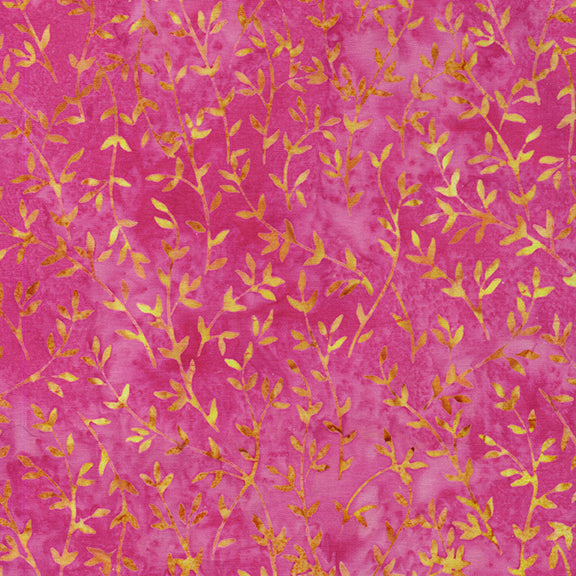 Butterfly Ballet Pink Raspberry Fabric | Vine Coordinate — Fabric Roost ...