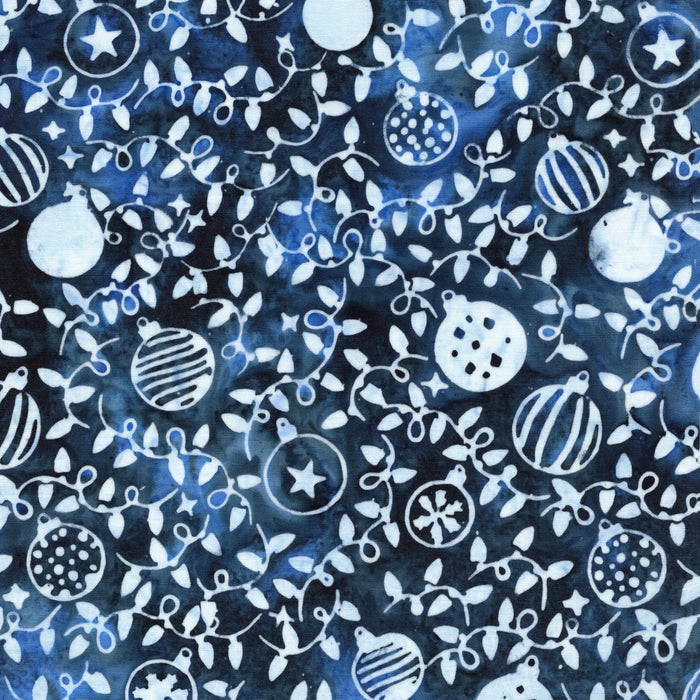 Frosted Wishes | Ornaments and Vines | Blue Cornflower