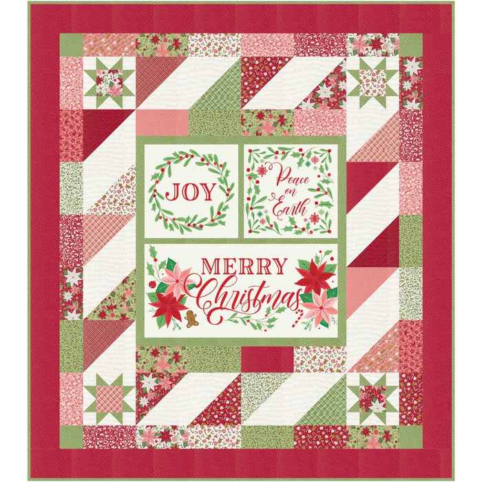 A Layer Cake & Panel 3 Quilt Kit | 72.5x81.5