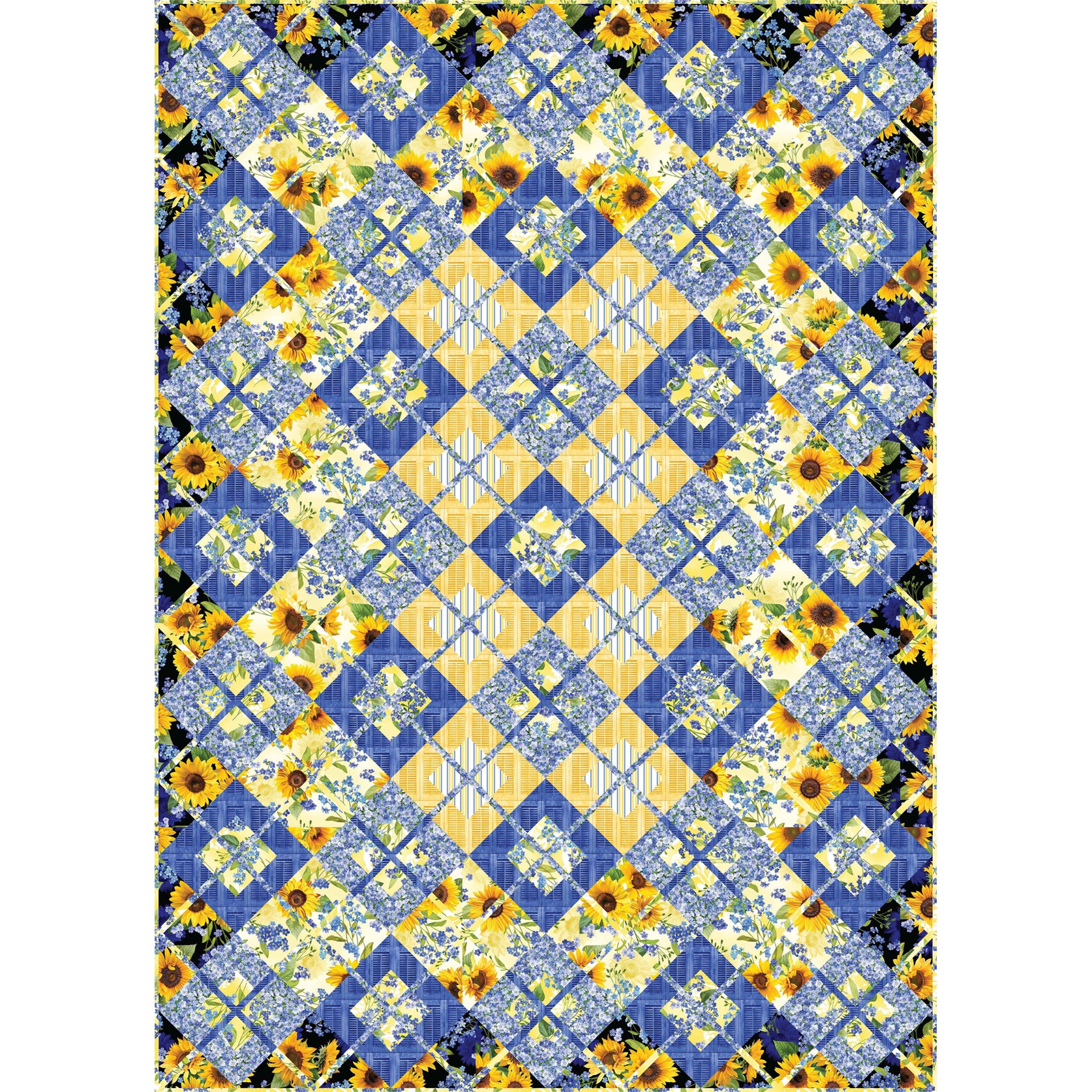 Summer Sunflowers — Fabric Roost, LLC