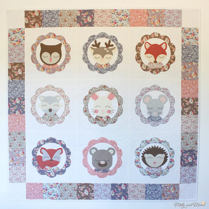 Forest Family Quilt | Pattern | 44x44