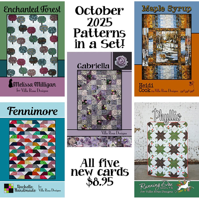 October 2025 Pattern Set