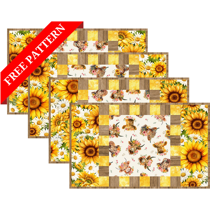 You Are My Sunshine | 4 Simple Style Placemats Kit