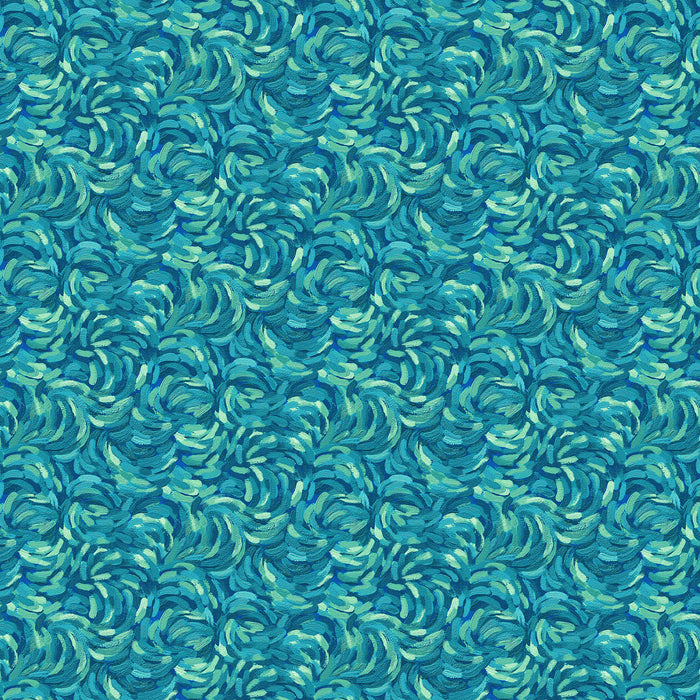 Starry Night | Brushstroke | Teal Multi | 29264-64