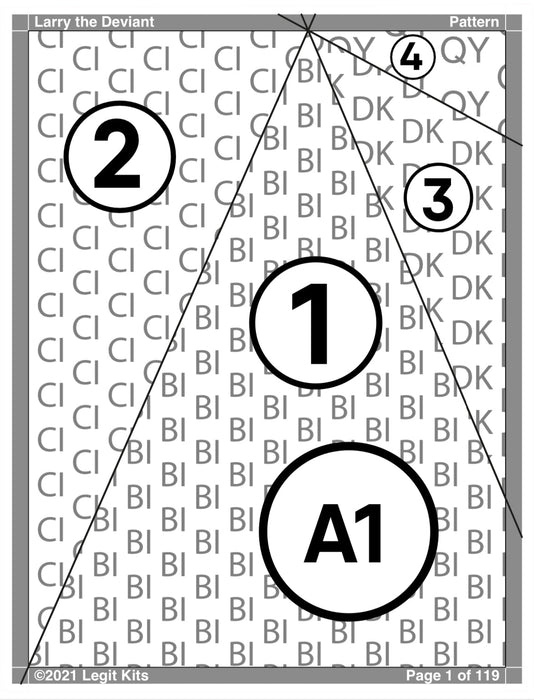 Larry the Deviant Quilt Kit