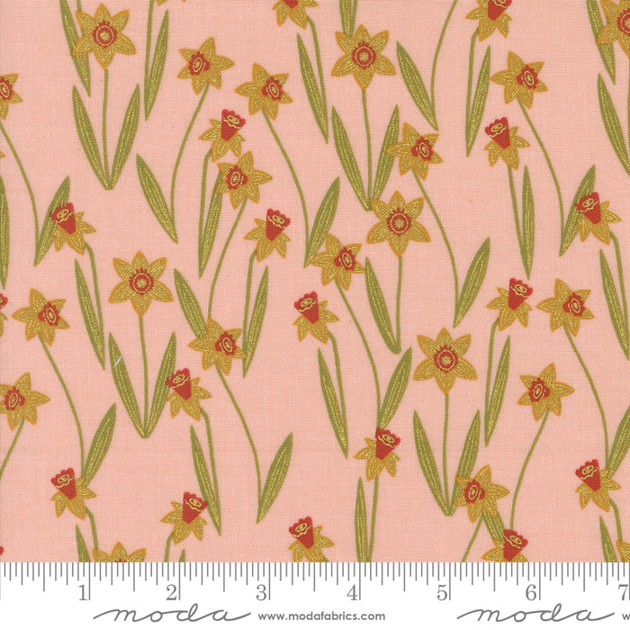 Bee Garden | Darling Daffodils Florals | Metallic Rose | 48413-17