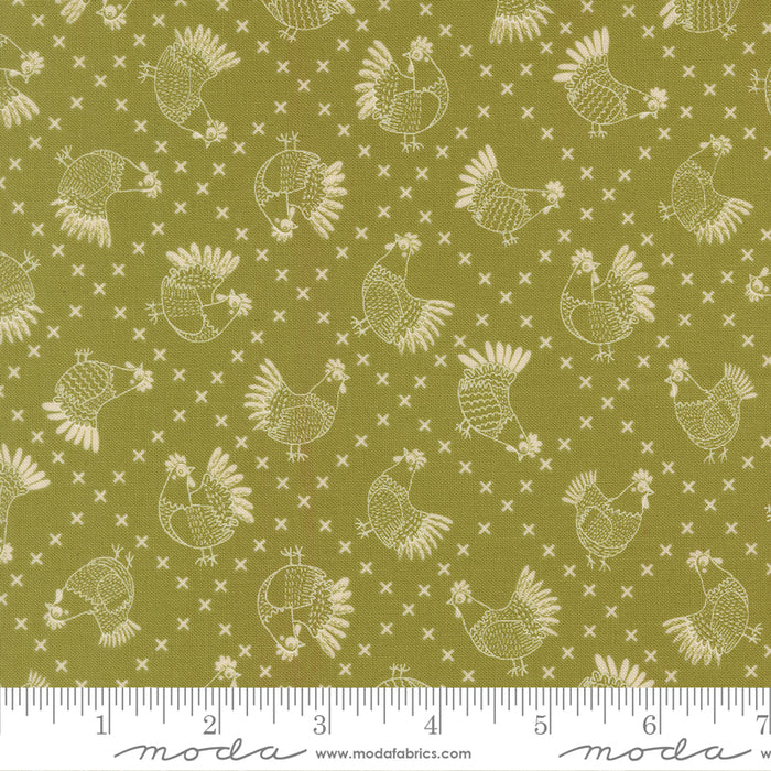 The Henhouse | Cross Stitch Chickens | Novelty | Grass | 48434 15