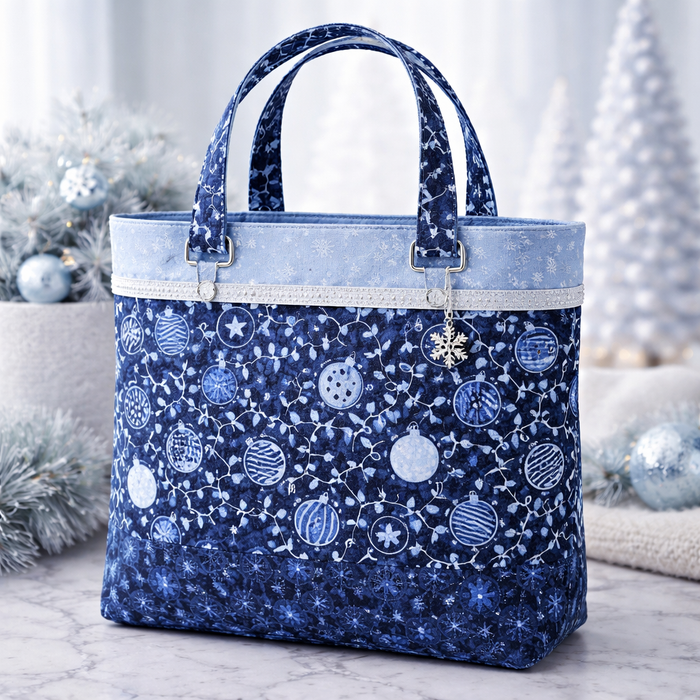 Frosted Wishes | Ornaments and Vines | Blue Cornflower