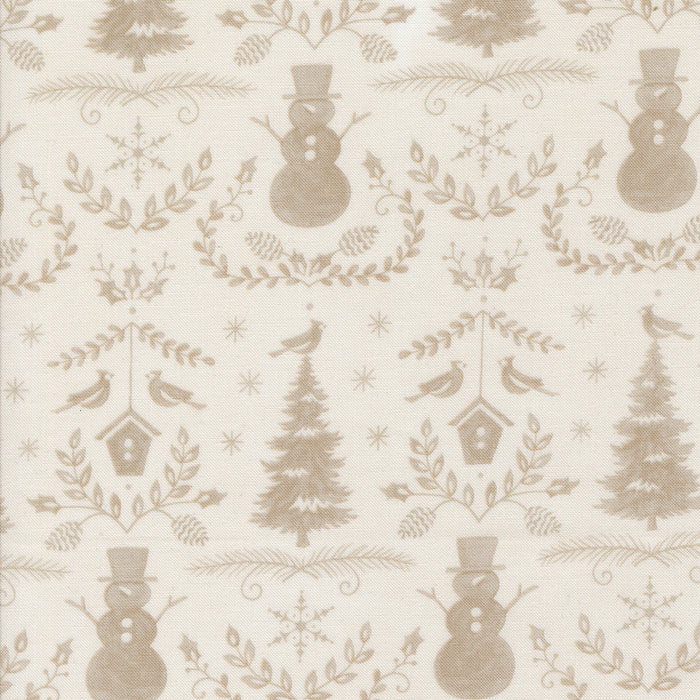 Winter Friends | Winter Damask | Snowy White | 56133 11