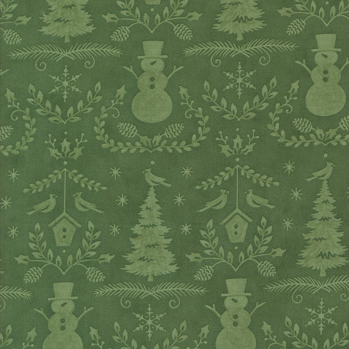 Winter Friends | Winter Damask | Spruce | 56133 16