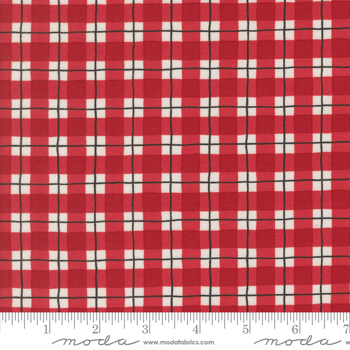 Winter Friends | Winter Plaid Checks and Plaids | Berry Red | 56137 17