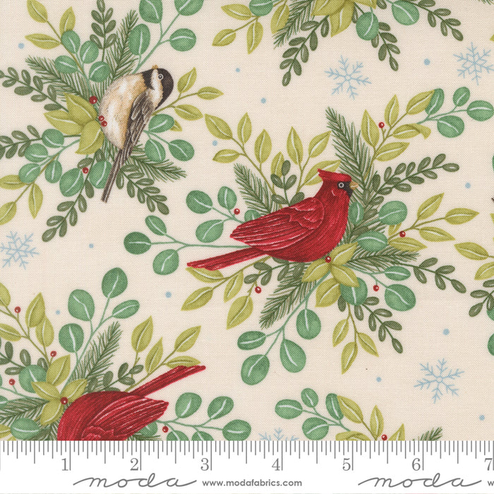 When Snow Falls | Winter Birds Allover Novelty | Snowy White | 56170 11