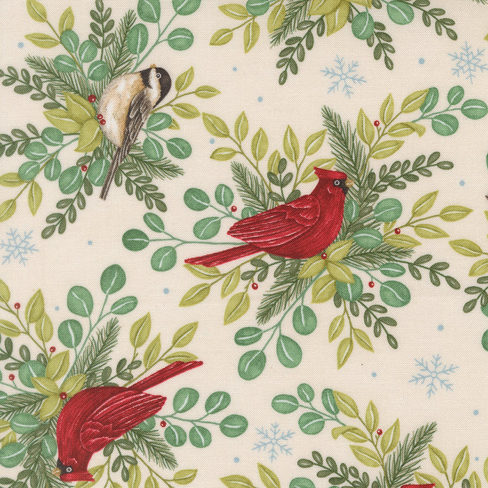When Snow Falls | Winter Birds Allover Novelty | Snowy White | 56170 11