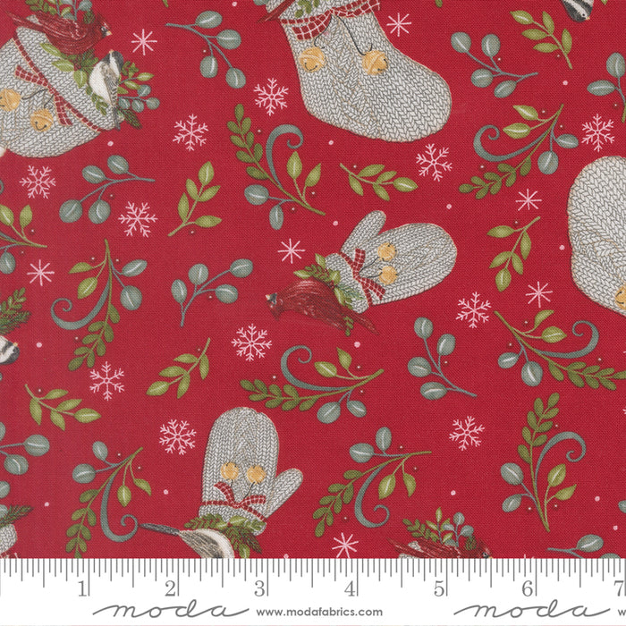 When Snow Falls | Winter Wear Novelty | Berry Red | 56171 14