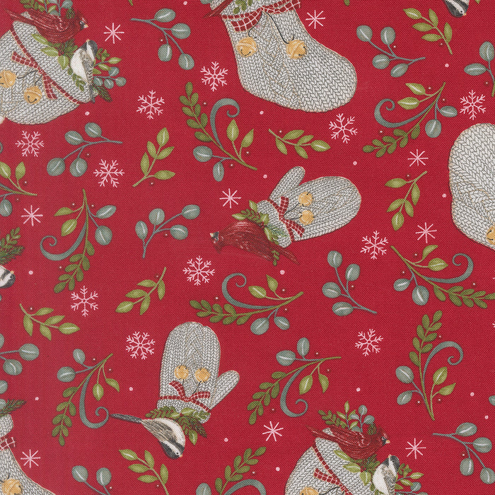 When Snow Falls | Winter Wear Novelty | Berry Red | 56171 14