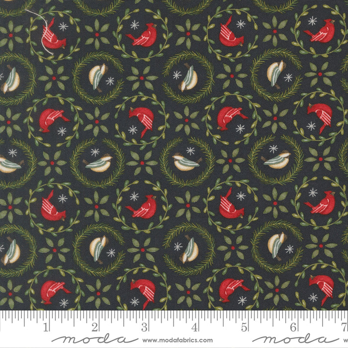 When Snow Falls | Tiny Birds In Wreaths Novelty | Night Sky | 56173 13