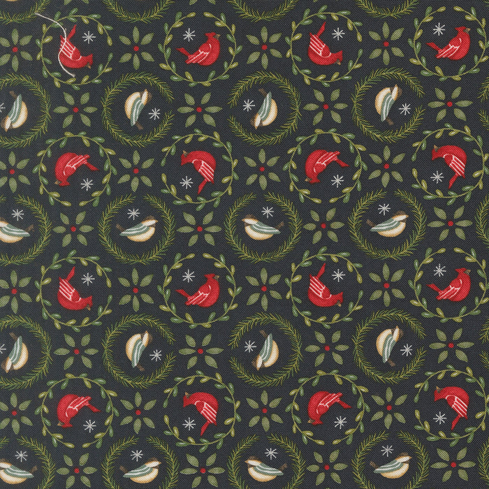 When Snow Falls | Tiny Birds In Wreaths Novelty | Night Sky | 56173 13