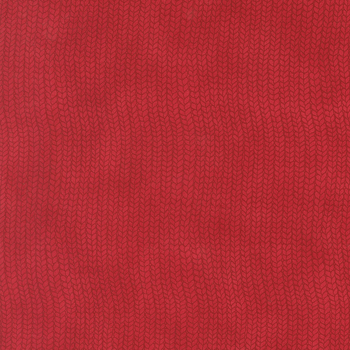 When Snow Falls | Stocking Weave Stripes | Berry Red | 56177 14