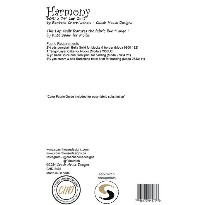 Harmony | 60½x74 Lap Quilt | Quilt Kit