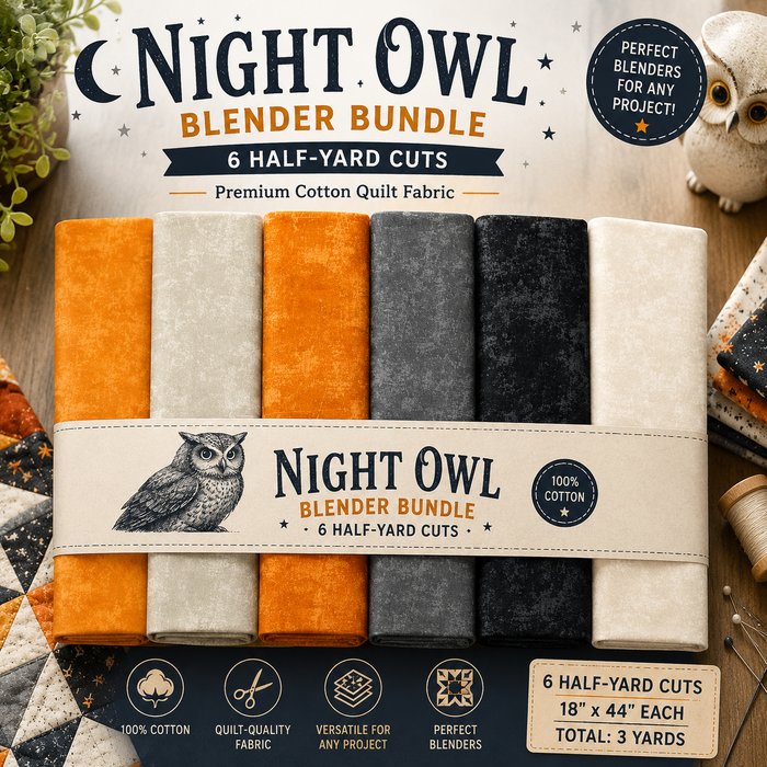 Night Owl Blender Bundle | 6 Half-Yard Cuts