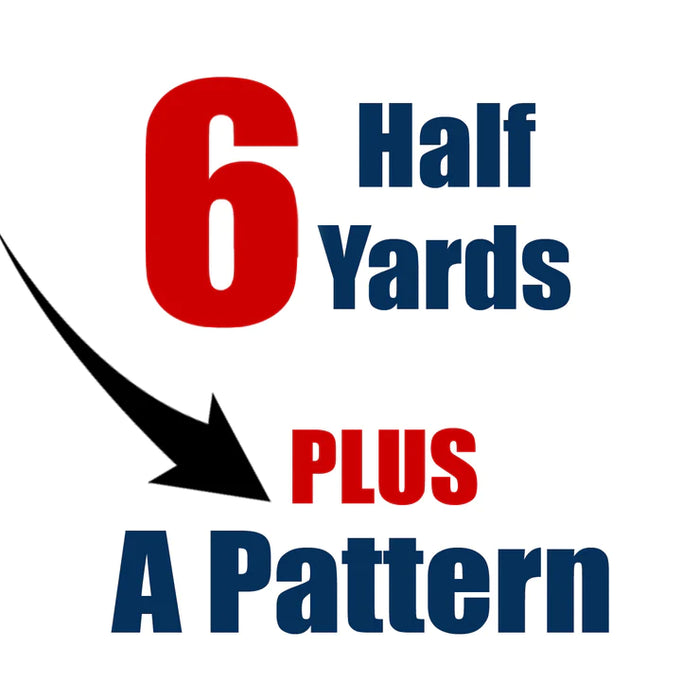 Batik Ready Quilt | 6 Half-Yard Pieces & Free Pattern