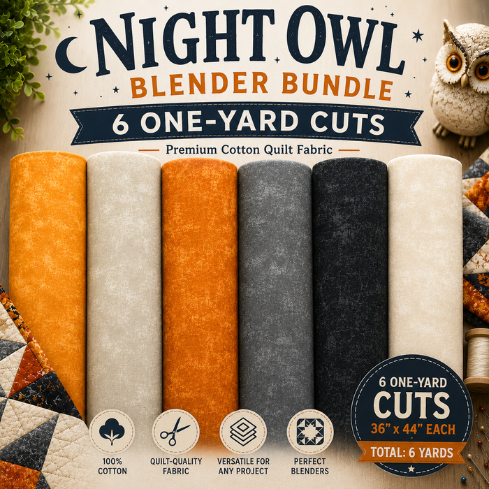 Night Owl Blender Bundle | 6 One-Yard Cuts