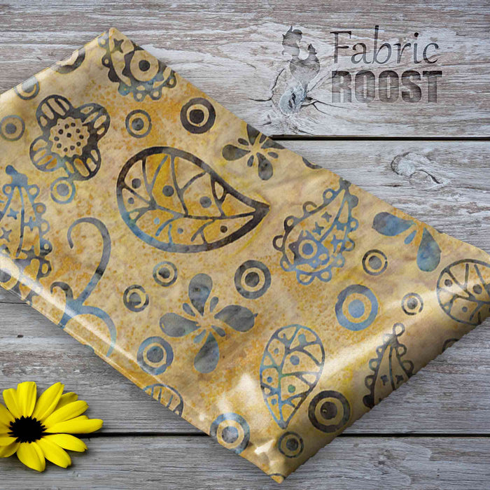 Country Charm | Paisley with Dots | Gold Ochre
