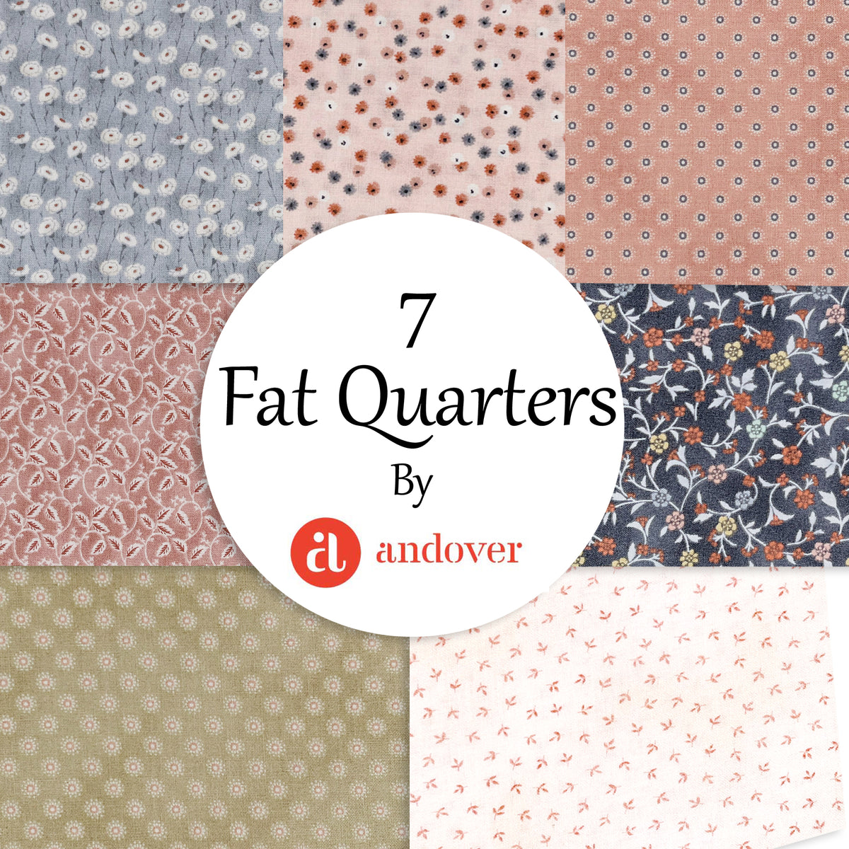 Dream Bundle 7 Fat Quarters — Fabric Roost
