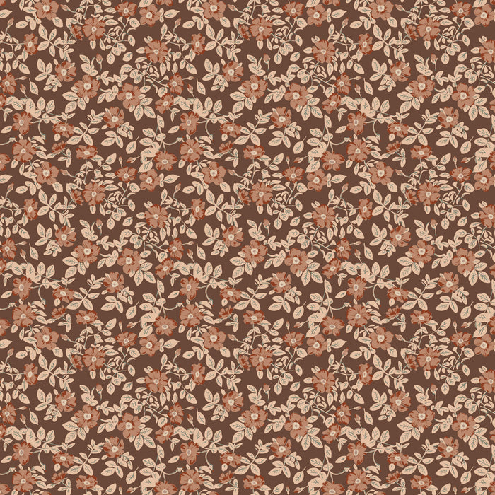 Charmwood | Floral | Cocoa | 90984-36