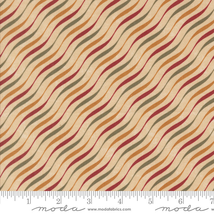 A Vintage Christmas | Candy Stripe Stripes | Tan | 9783 11