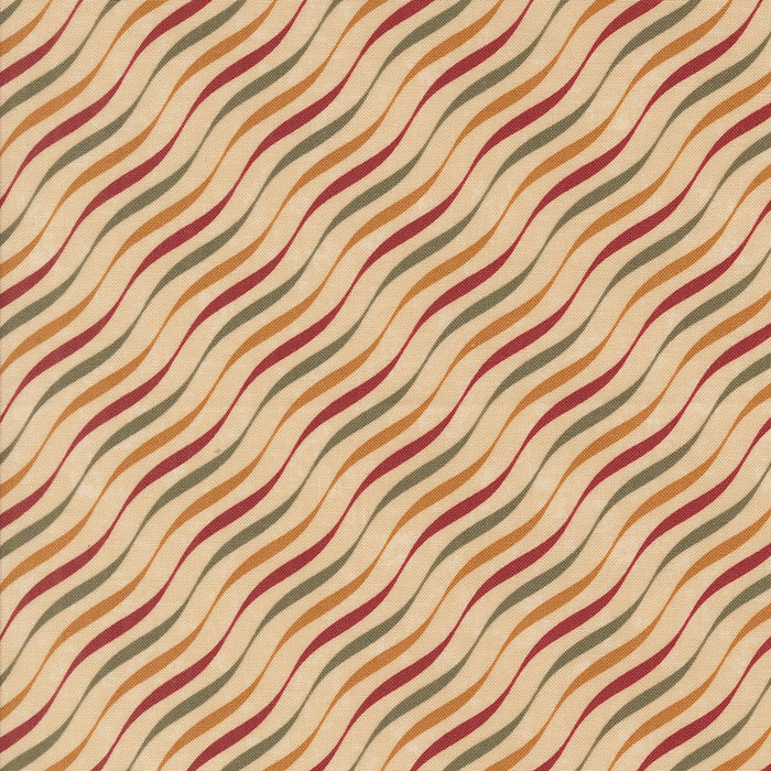 A Vintage Christmas | Candy Stripe Stripes | Tan | 9783 11