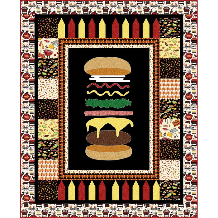 Anatomy of a Burger | Pattern | 52x64, 60x42