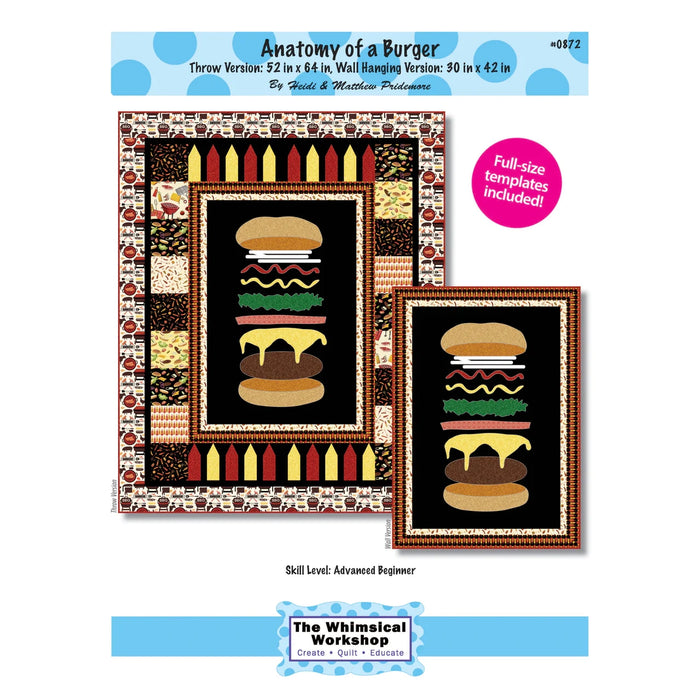 Anatomy of a Burger | Pattern | 52x64, 60x42