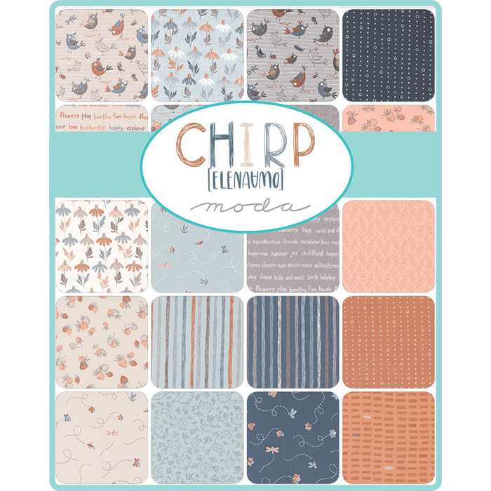 Tonight Only - Chirp Ready Quilt | 6 Half-Yard Pieces & Free Pattern