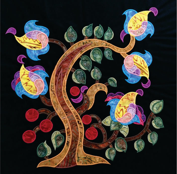 Jacobean Arbor Quilt | Pattern | 76x76