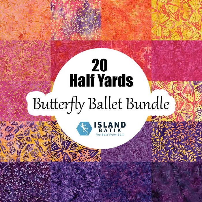 Butterfly Ballet | 20 Half-Yard Pieces