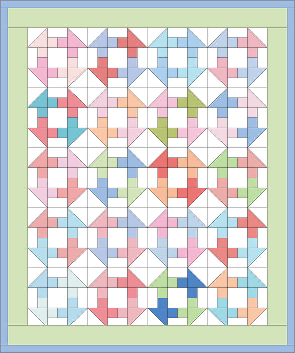 February | Charm Pack Ready Quilt | 28.5x34.5