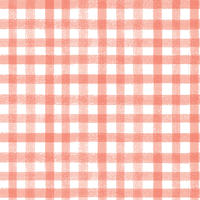 Homemade | Gingham | Coral