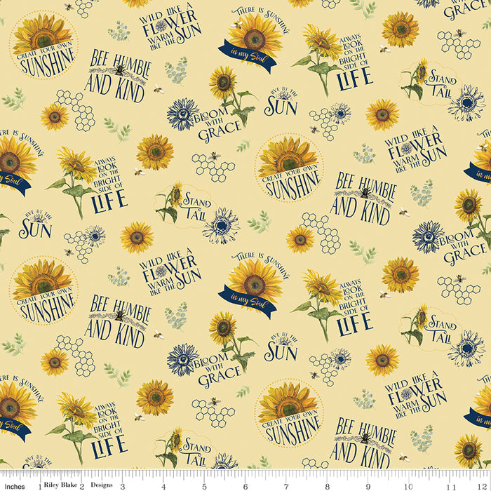 Honey Bees and Flowers Please Bundle | 7 Half-Yard Pieces